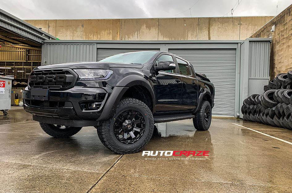 FORD RANGER AMBUSH MATTE BLACK